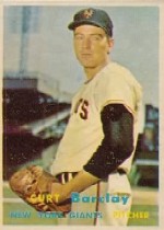 1957 Topps      361     Curt Barclay RC